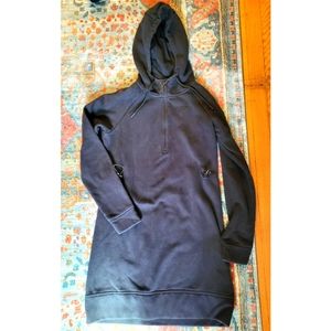 Gymshark Long Hoodie Cover Jacket Sweatshirt Pockets Zipper Small